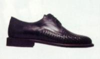 Schoen met leren zool